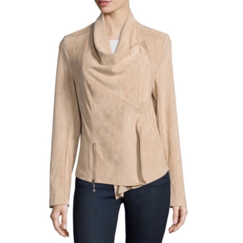 Neiman Marcus Faux Suede Jacket